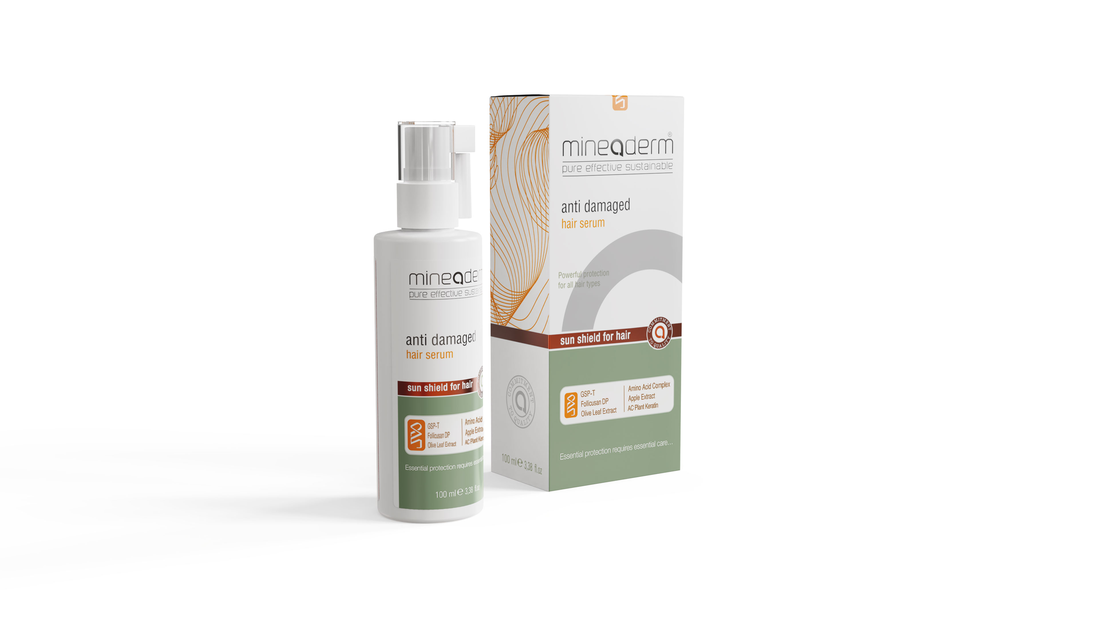 سرم مراقبت در برابر آسیب دیدگی مو